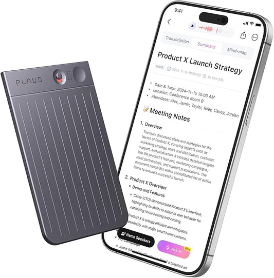 Plaud Note AI Voice Recorder Black by PlaudOfficial