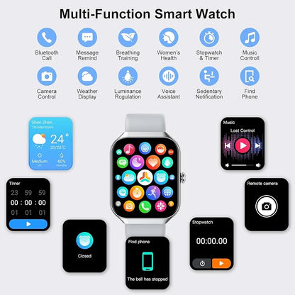 Smart Watch for Men Women, 1.96" HD Smartwatch - Image 5