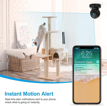 wansview Cameras for Home Security, 2K IP Camera, WiFi Home Indoor Camera for - Image 7
