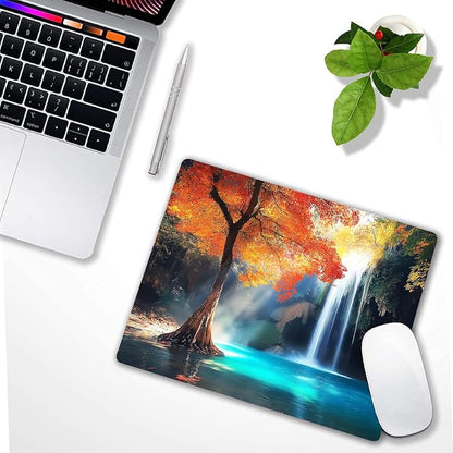 Aesthetic Natural Lake Forest Custom Mouse Pad - Image 6