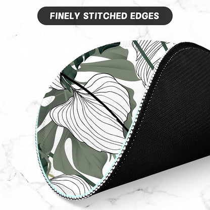 ITNRSIIET Round Mouse Pad with Stitched Edge Premium-Textured Waterproof - Image 4