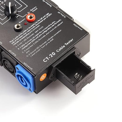 MFL. 15-Plug Audio Cable Tester Line Finder Black 15-in-1 Cables Checker 10-Way - Image 3