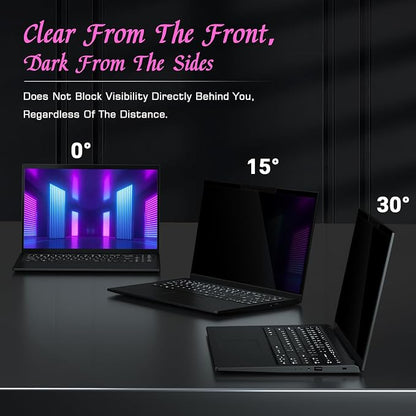 PYS Magnetic Laptop Privacy Screen Filter 15.6 Inch 16:9 - Image 3