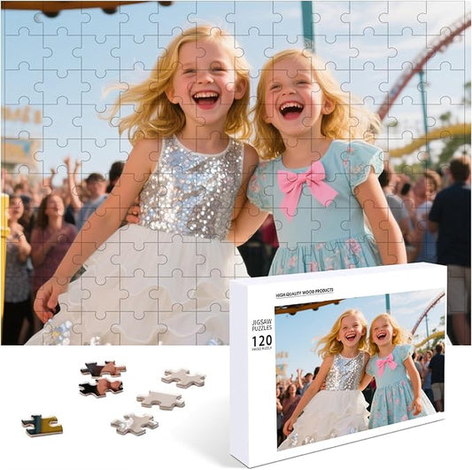 Personalized Photo Puzzle with Glossy Finish – Custom Jigsaw Puzzle by Custom