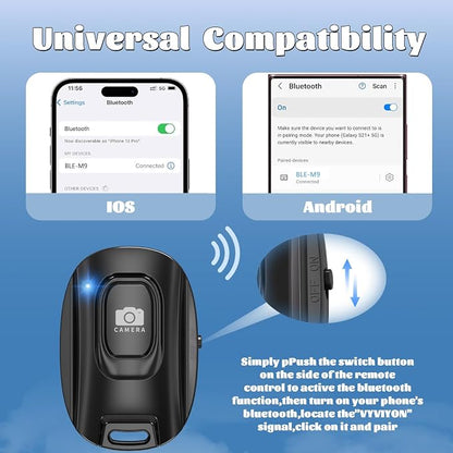 MAIRAN 2 Pack Rechargeable Wireless Camera Remote Shutter - Image 4