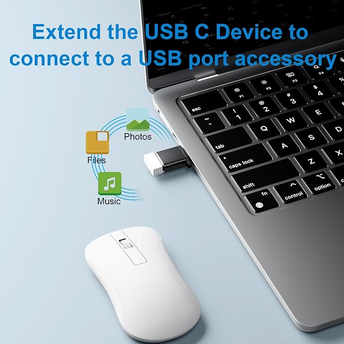 USB C to USB A Adapter 6 Pack, USBC to USB Adapter, TypeC Male USBA Female 3.0 - Image 3