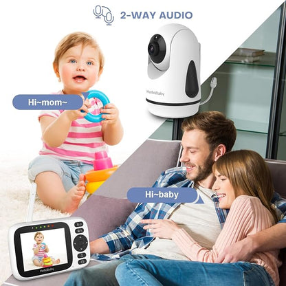 HelloBaby Monitor No WiFi Video Baby Monitor - Image 4