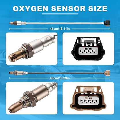 Nifeida 2PCS 234-9133 234-4905 Oxygen Sensor Upstream Downstream O2 Sensor - Image 2