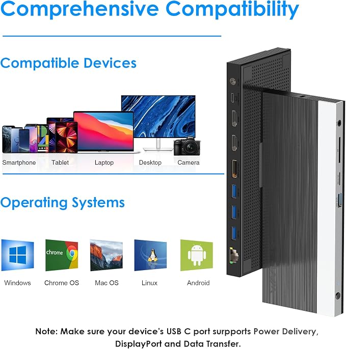 WAVLINK USB C Docking Station 4K Triple Display - Image 7