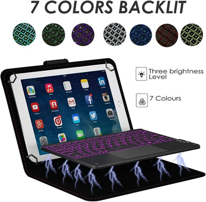 TouchPad Keyboard case for 9", 2-in-1 Bluetooth Wireless Keyboard - Image 3