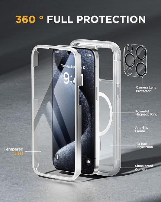 Miracase Magnetic for iPhone 12 Pro Max Case Full-Body Phone case - Image 2