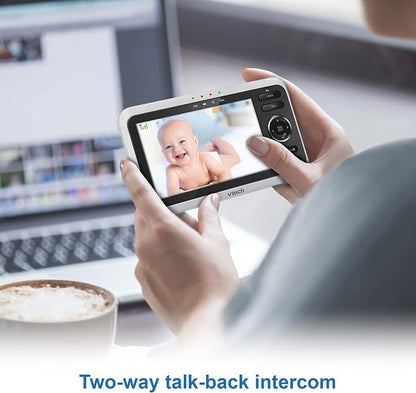 VTech Baby Monitor with 2 Cameras No WiFi & 5" Screen – Split-Screen, Patrol - Image 9
