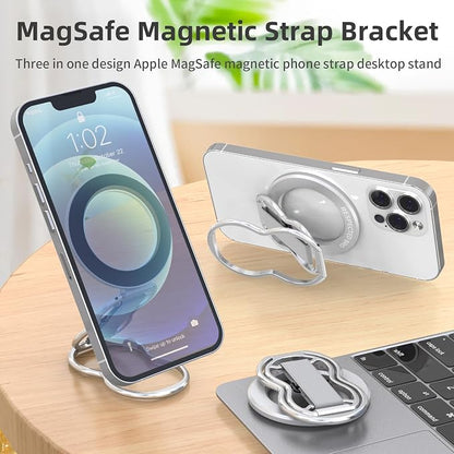 RESPECTED-BRO-Magnetic-Phone-Grip-Stand-with-Finger-Strap, 4-in-1 Magnetic Ring - Image 2