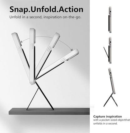 Phone Tripod Stand, Aluminum Alloy Mini Tripod Compatible - Image 3
