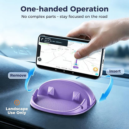 Loncaster Car Phone Holder, Car Phone Mount Silicone Car Pad Mat - Image 6