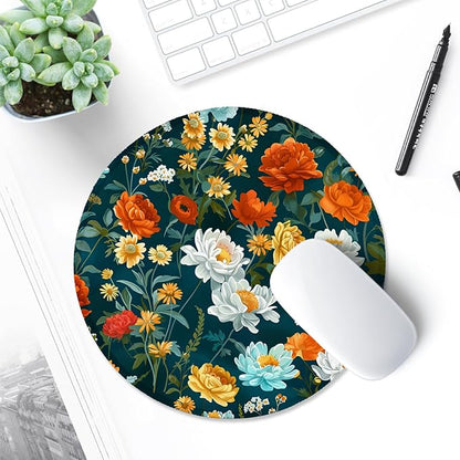 ITNRSIIET Round Mouse Pad with Stitched Edge Premium-Textured Waterproof - Image 6
