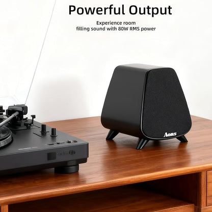 AS31 Active Bookshelf Speakers – 80W RMS 2-Way Stereo / 3″ Long-Stroke Woofer & - Image 5