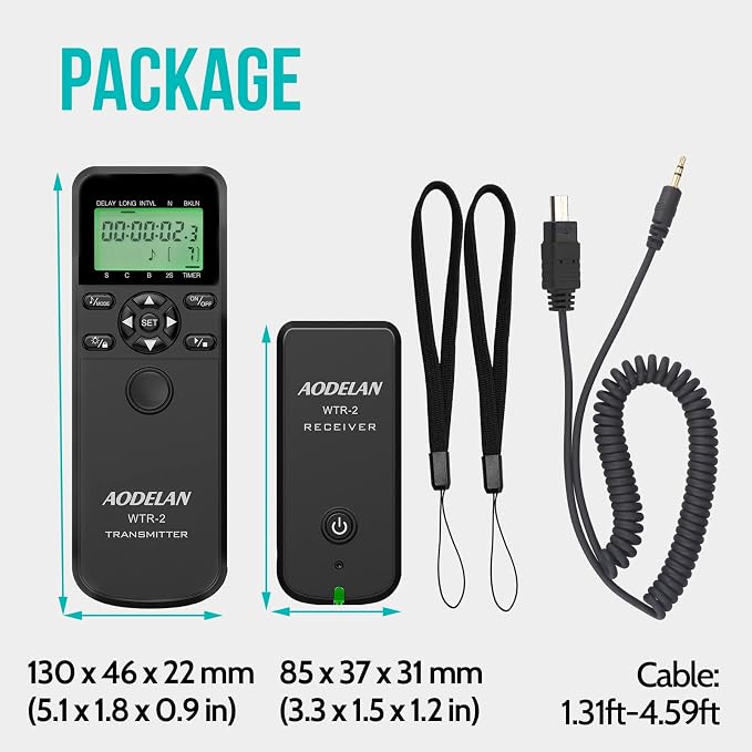 Wireless Shutter Camera Remote Intervalometer Timer Compatible - Image 8