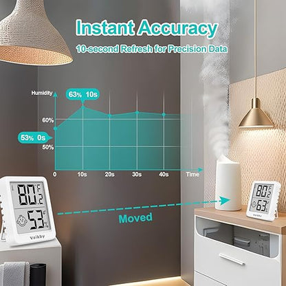 Indoor Humidity Meter Hygrometer 3Pack, Room Thermometer - Image 5