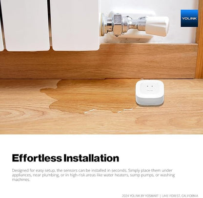 YoLink Water Leak Starter Kit: Hub + 2 Leak Sensor 1, LoRa Long-Range, - Image 6