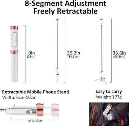 Aluminum Alloy Selfie Stick Tripod - Image 5