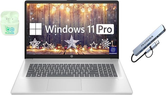 HP 17.3" Business Laptop Computer, 32GB RAM 1.2TB Storage, 10-Core Intel Core i5 by HP