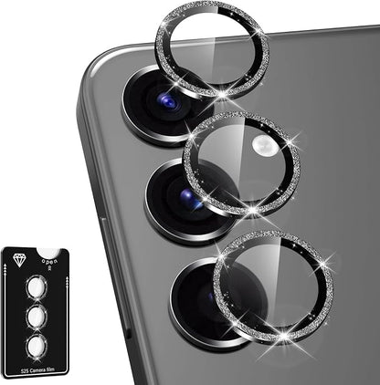 for Samsung Galaxy S25 Camera Lens Protector, Individual Metal Ring Tempered by Btscase