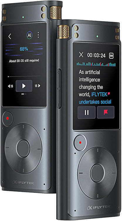iFLYTEK AI Voice Recorder with Playback & Voice Activated Recording, 32GB by iFLYTEK