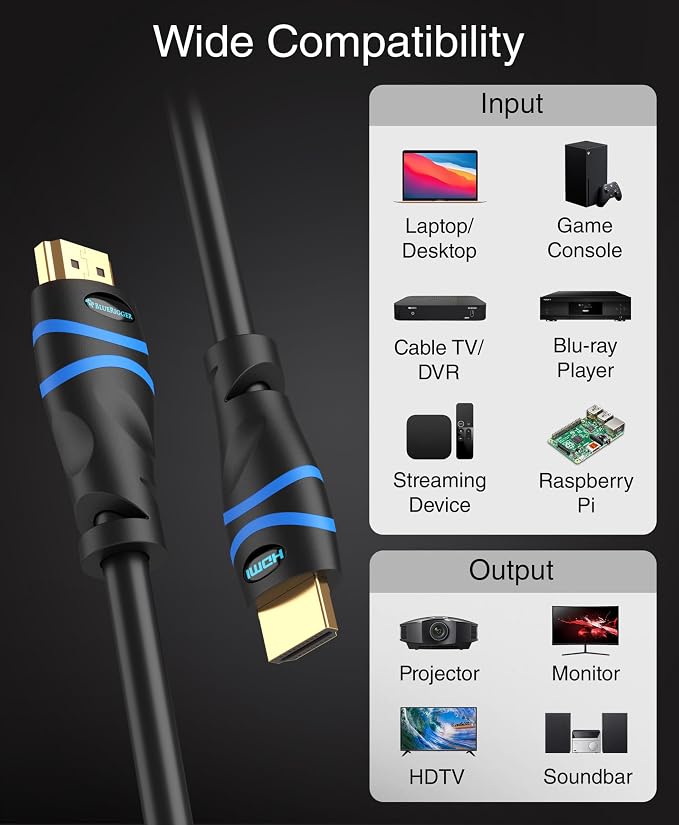 BlueRigger 4K HDMI Cable 40FT - Image 5