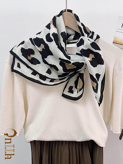 Silky Scarf for Women Lightweight Satin Bandanas Neck Hair Wrap For Sleeping - Image 6