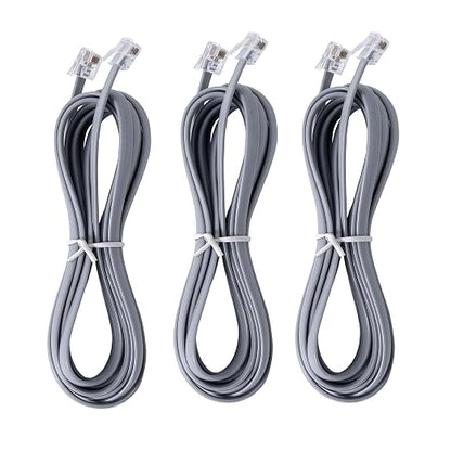 RJ12 Cable Phone Cord RJ12 6P6C Male to Male Straight Wired by TOYAYAYO