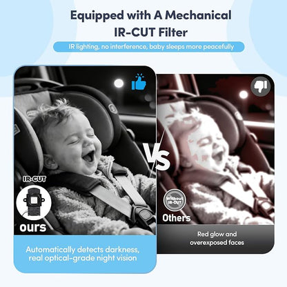 2-Kids Baby Car Camera Dual Monitor – 7 Inch Display - Image 3