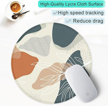 ITNRSIIET Round Mouse Pad with Stitched Edge Premium-Textured Waterproof - Image 6