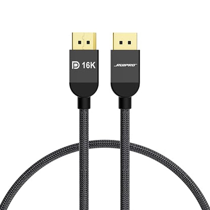 RUIPRO DisplayPort Cable 2.1, 16K DP Cable 6.6ft, Supports 80Gbps, 4K@240Hz by RUIPRO-ProfessionalQualityVideoandAudioYouCanSeeandHear
