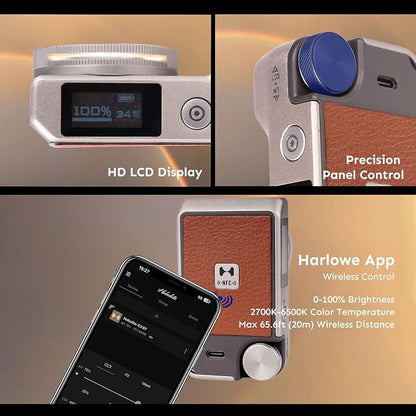 Harlowe Iris Content Creator Lighting Kit Portable 5W Bi-Color Camera Light - Image 6