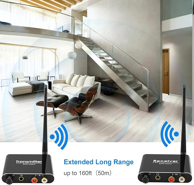 eppfun 50m/2.4G Wireless Audio Transmitter Receiver - Image 4