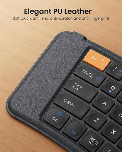 ProtoArc Ergonomic Foldable Keyboard, XK03 Split Folding Bluetooth Keyboard - Image 8
