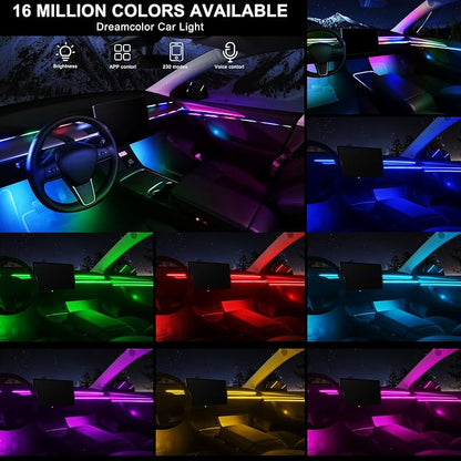 Dreamcolor Acrylic Interior Car LED Strip Light - Image 3