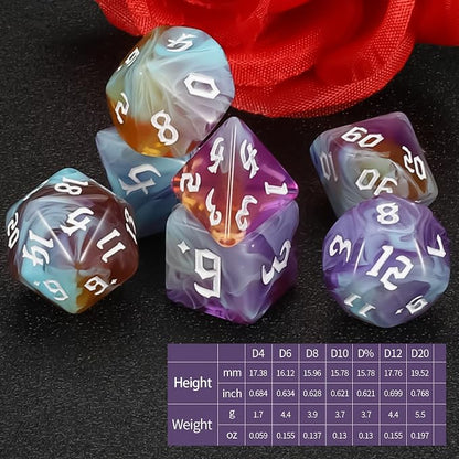QMAY DND Dice Set -D&D Polyhedral Dice - Image 3