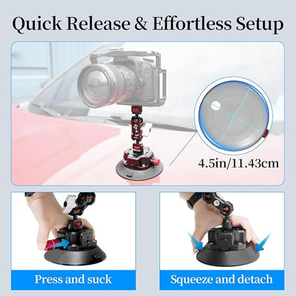 FIFIELD 4.5in Suction Cup Camera Mount - Image 2