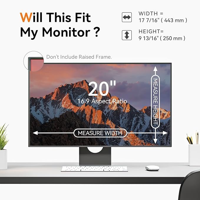 20 Inch Computer Privacy Screen - Image 5
