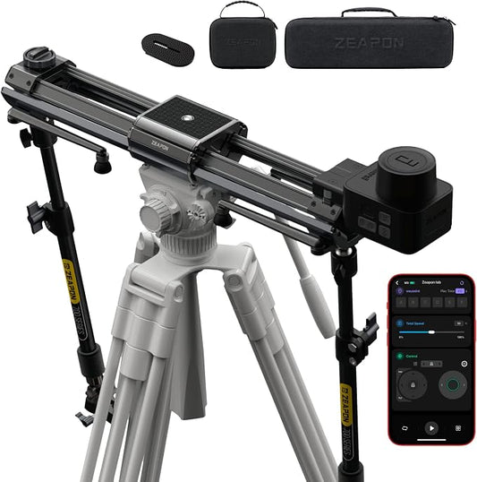 Zeapon Micro 3 E700 Double Distance Motorized Camera Slider, Compact Slider by Zeapon