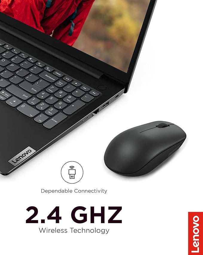 Lenovo 530 Wireless Mouse – Full Size Computer Mouse - Image 2