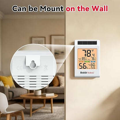 BaldrTherm Room Thermometer Indoor, Humidity Meter, 2026 Upgrade Backlit - Image 8