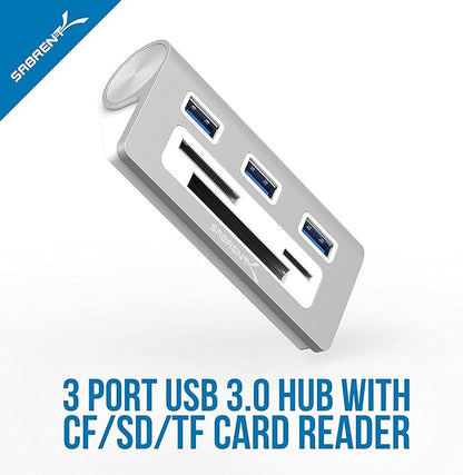 SABRENT Premium 3 Port Aluminum USB 3.0 Hub - Image 2
