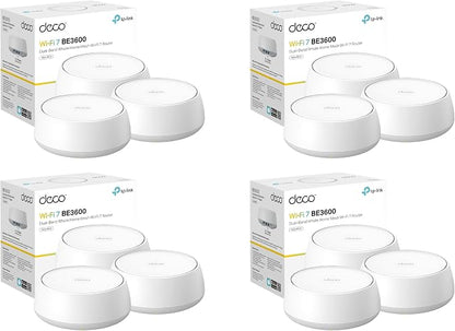 TP-Link Deco 7 BE23 Dual-Band BE3600 WiFi 7 Mesh Wi-Fi System | 4-Stream 3.6 by TP-Link