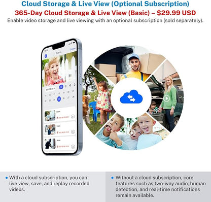 1080P Wireless Video Doorbell Camera, AI Human Detection - Image 5