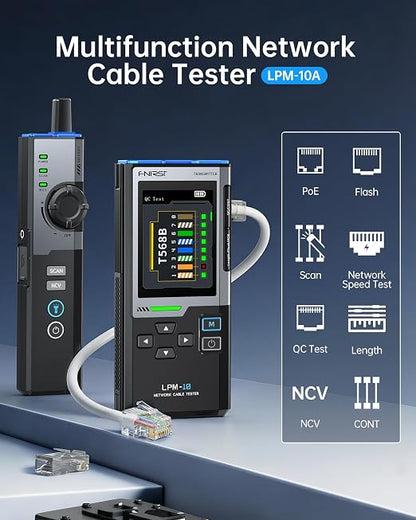 FNIRSI LPM-10A Ethernet Tester, Network Cable Tester Kit - Image 3
