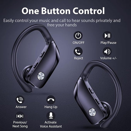 bmanl Wireless Earbuds Bluetooth Headphones 48hrs Play Back Sport Earphones - Image 4