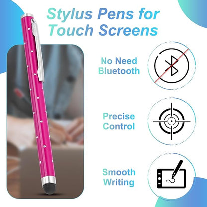PATIKIL Stylus Pens for Touch Screens, Rose Red - Image 4